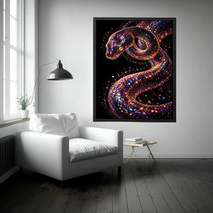   surreal snake canvas luxury interior