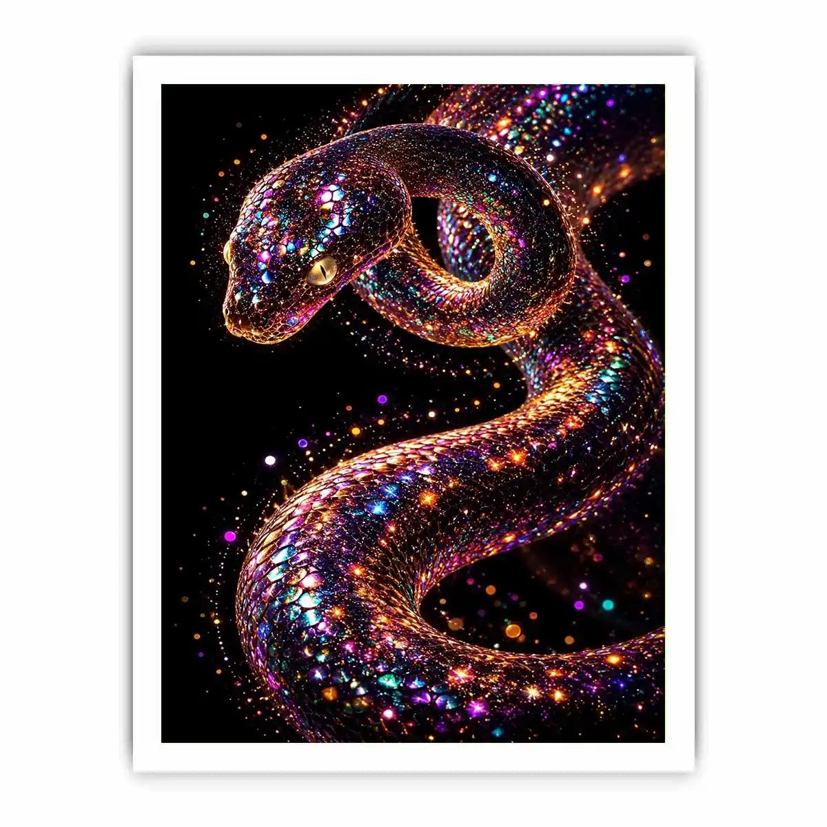   surreal snake canvas luxury interior