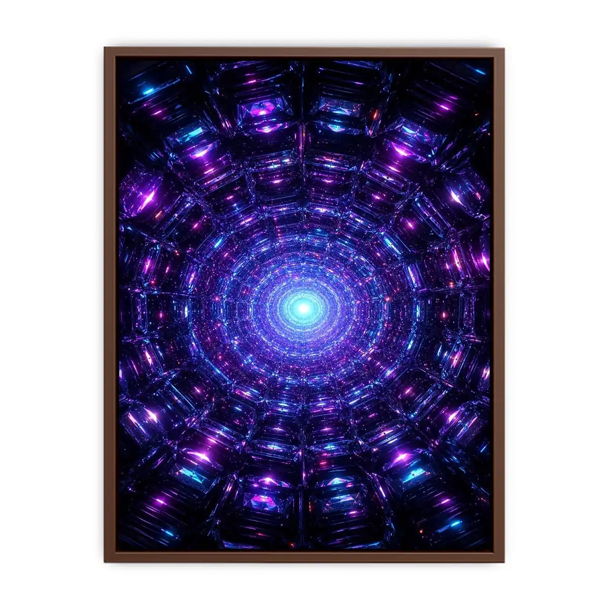   futuristic neon canvas modern space