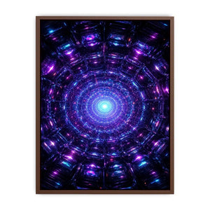   futuristic neon canvas modern space