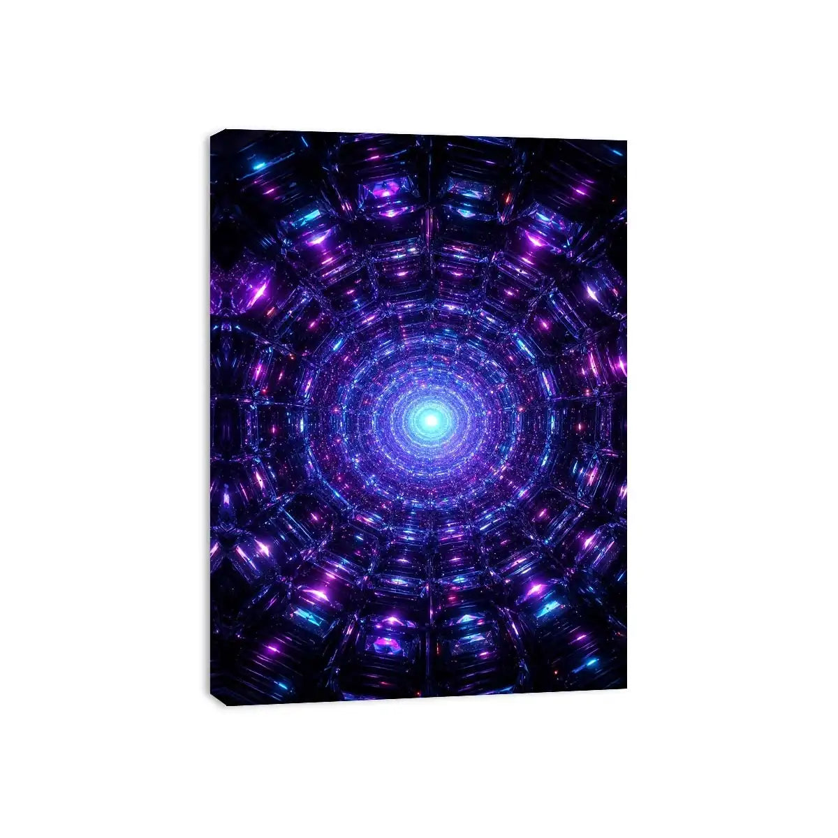   futuristic neon canvas modern space