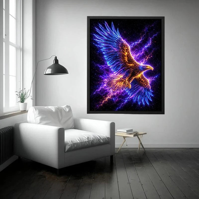   glowing eagle canvas modern office