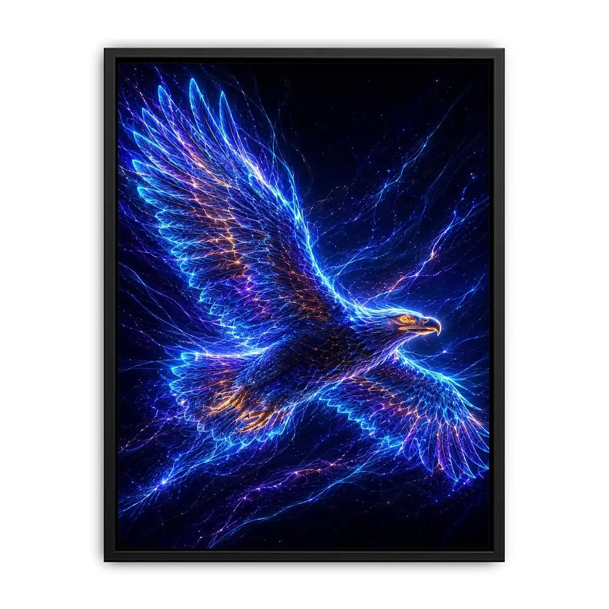   futuristic eagle canvas modern interior