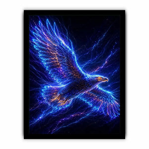   futuristic eagle canvas modern interior