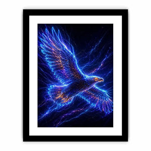   futuristic eagle canvas modern interior
