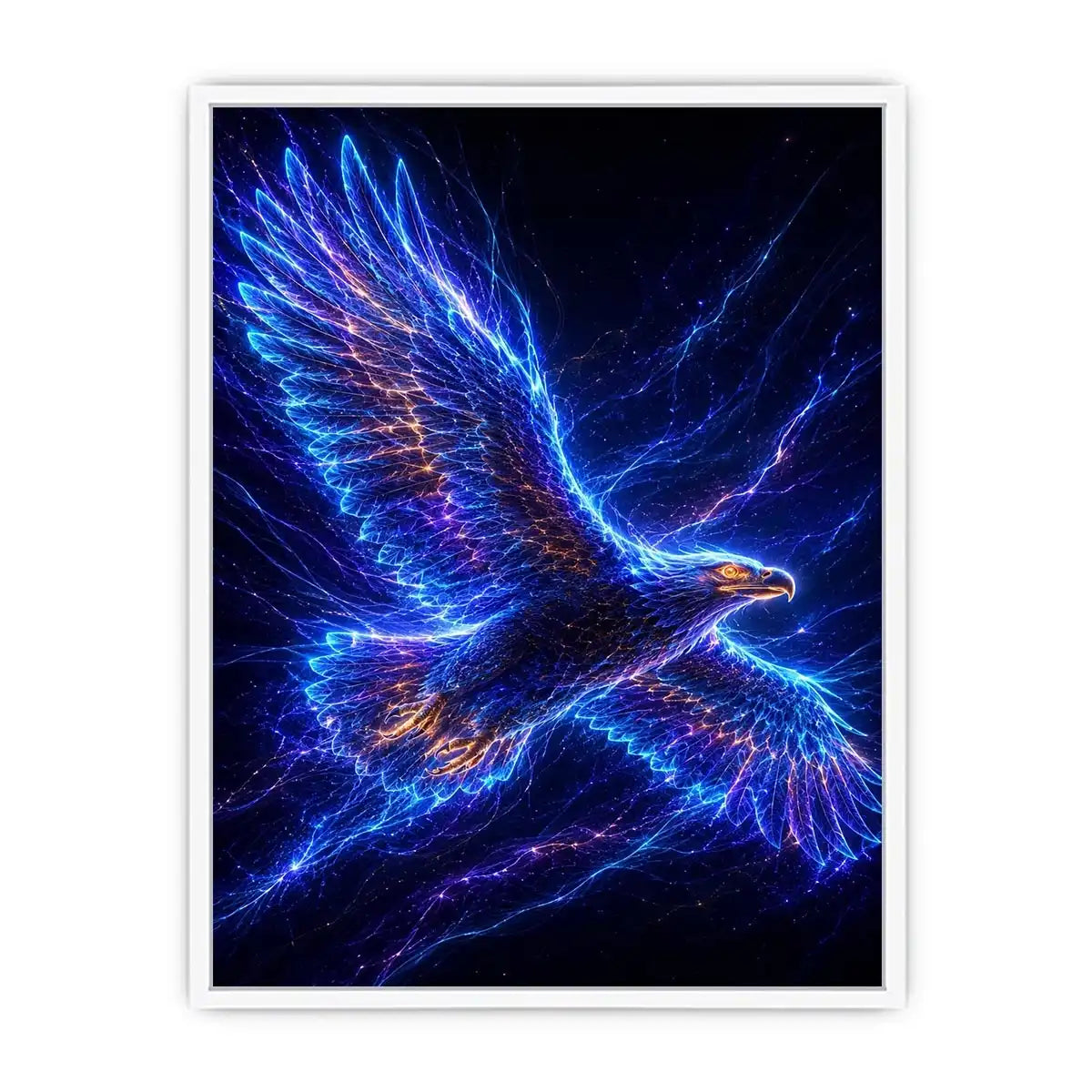   futuristic eagle canvas modern interior