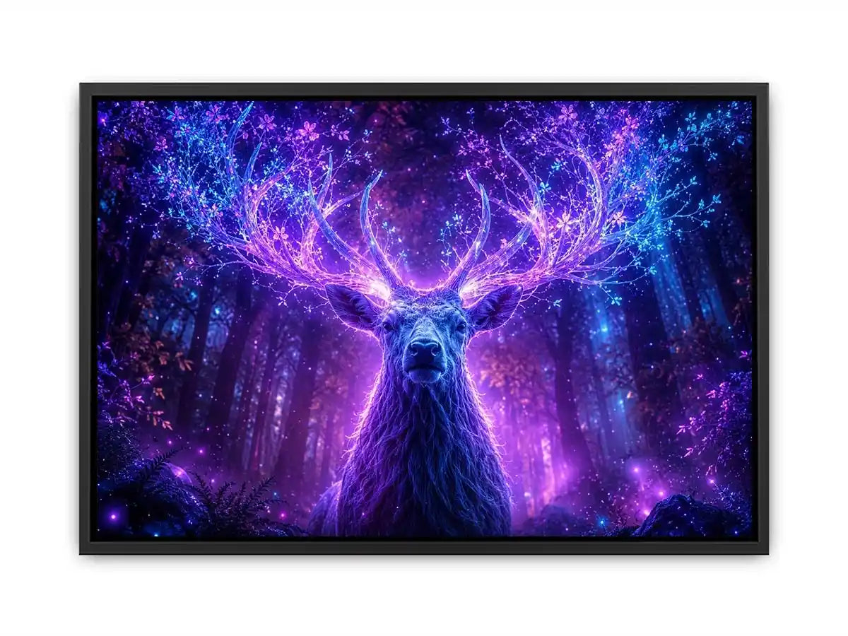   mystical deer canvas art modern living room