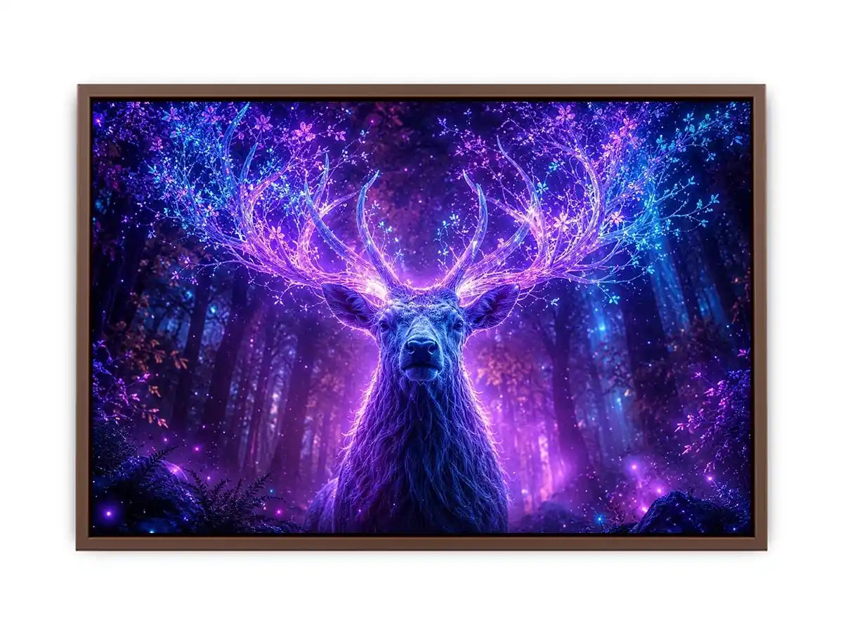   mystical deer canvas art modern living room