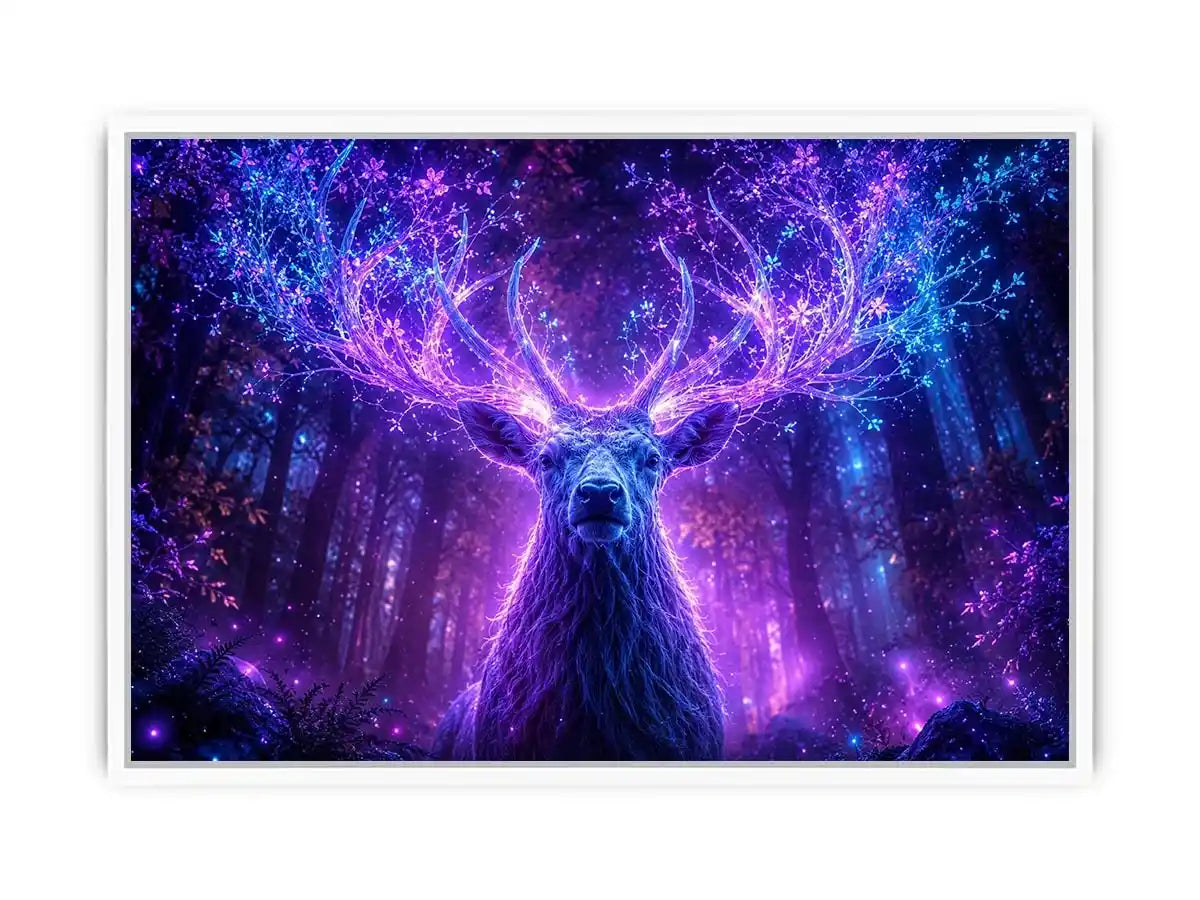   mystical deer canvas art modern living room