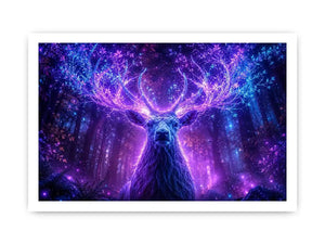   mystical deer canvas art modern living room
