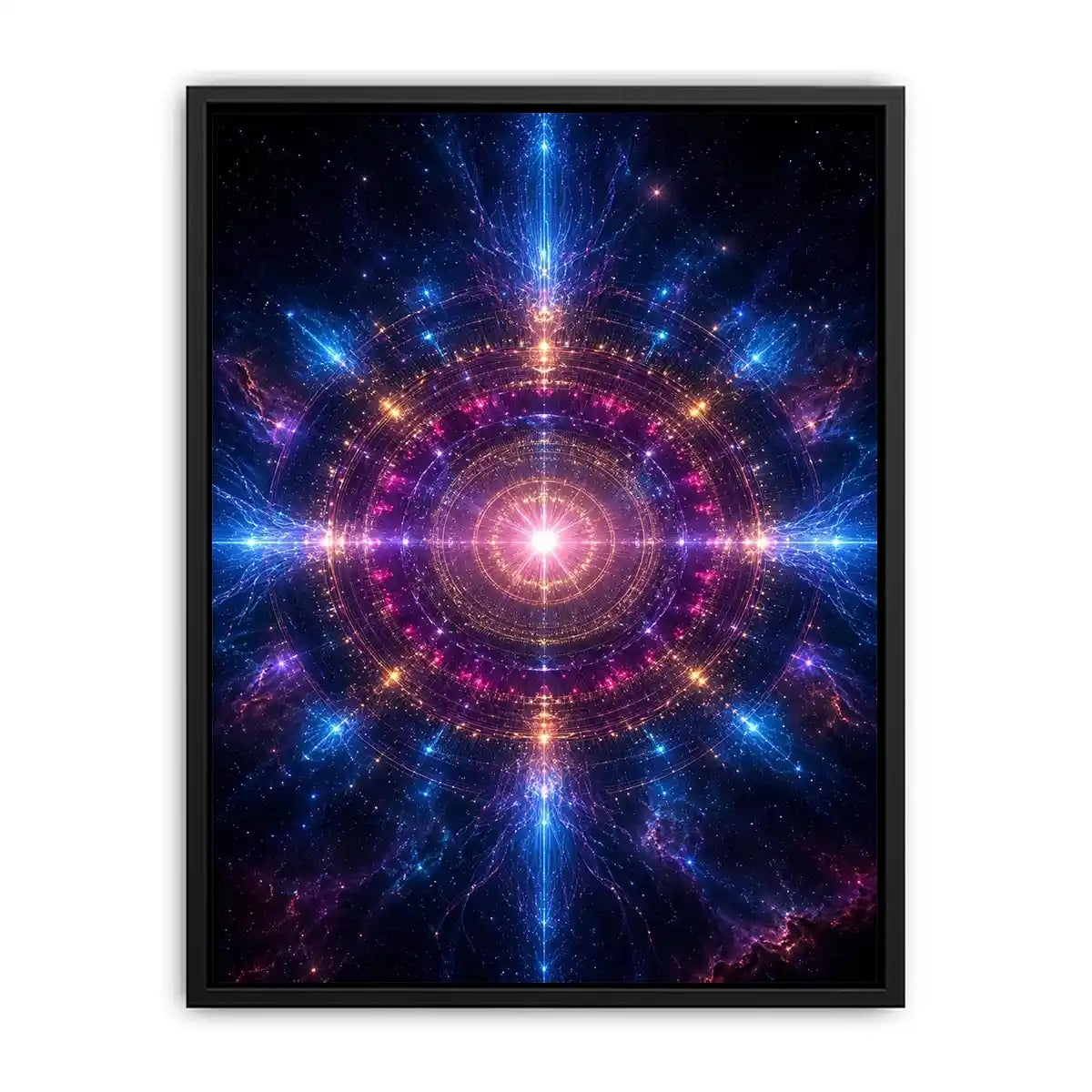   cosmic mandala canvas art modern meditation room