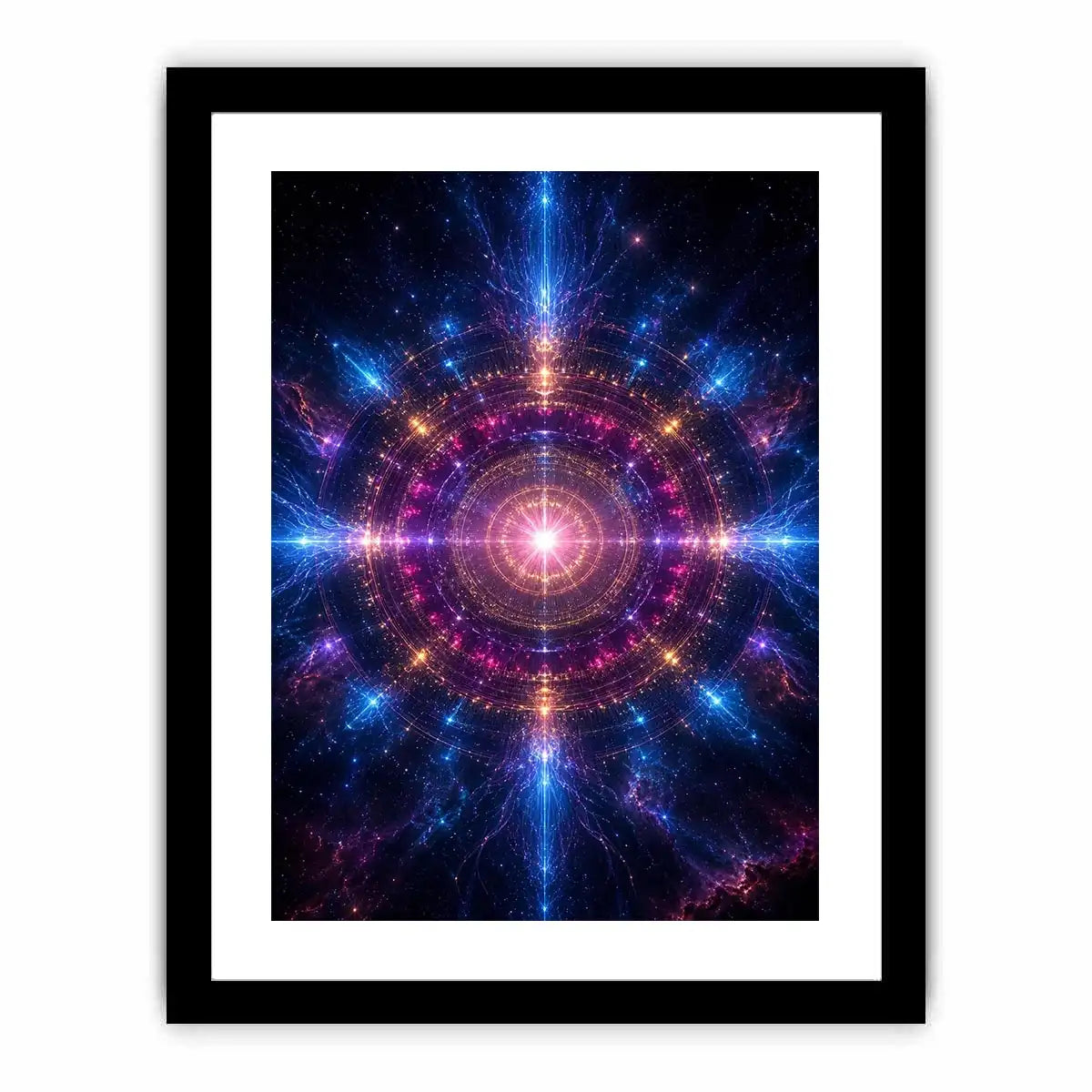   cosmic mandala canvas art modern meditation room