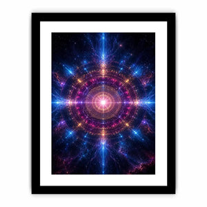   cosmic mandala canvas art modern meditation room