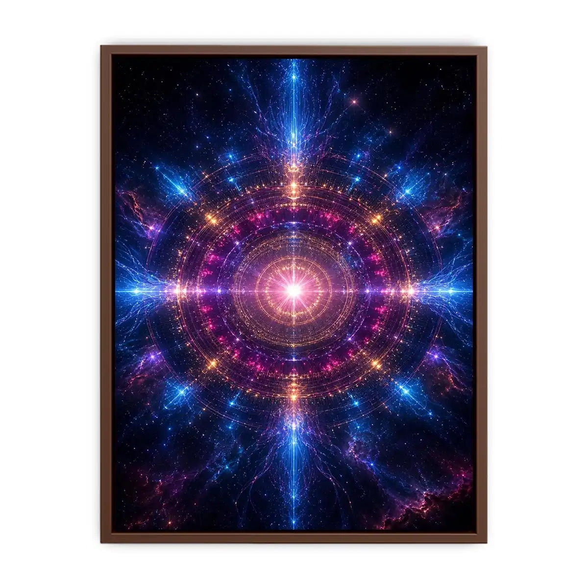   cosmic mandala canvas art modern meditation room