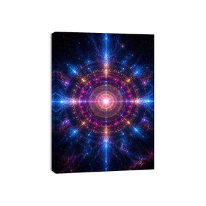   cosmic mandala canvas art modern meditation room
