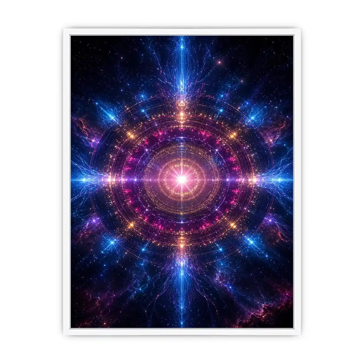   cosmic mandala canvas art modern meditation room