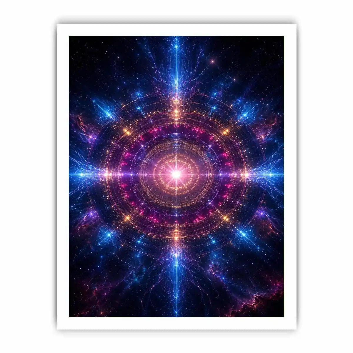   cosmic mandala canvas art modern meditation room