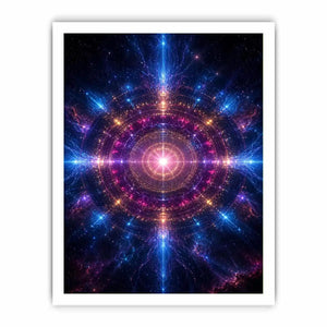   cosmic mandala canvas art modern meditation room