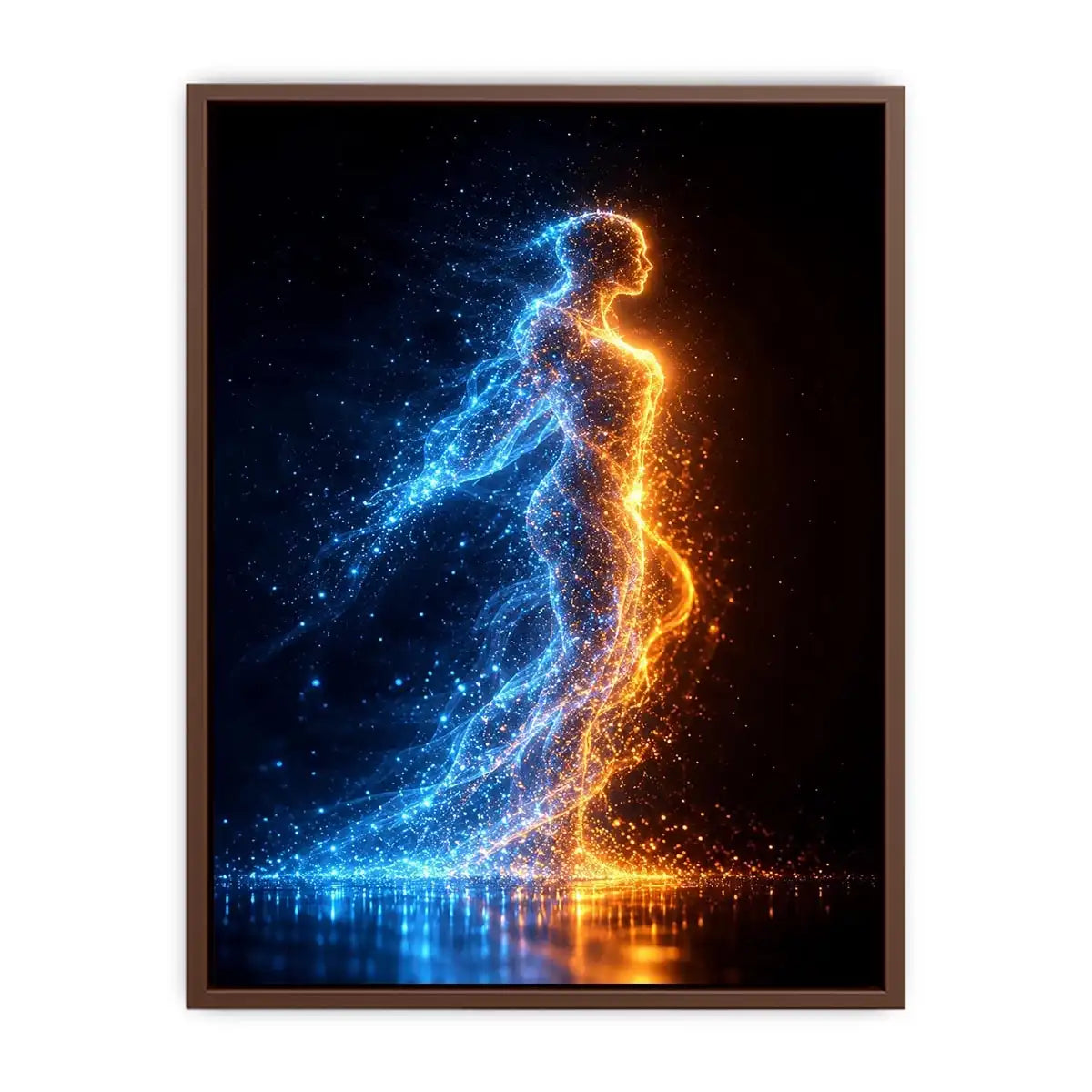   abstract figurative canvas art modern bedroom decor
