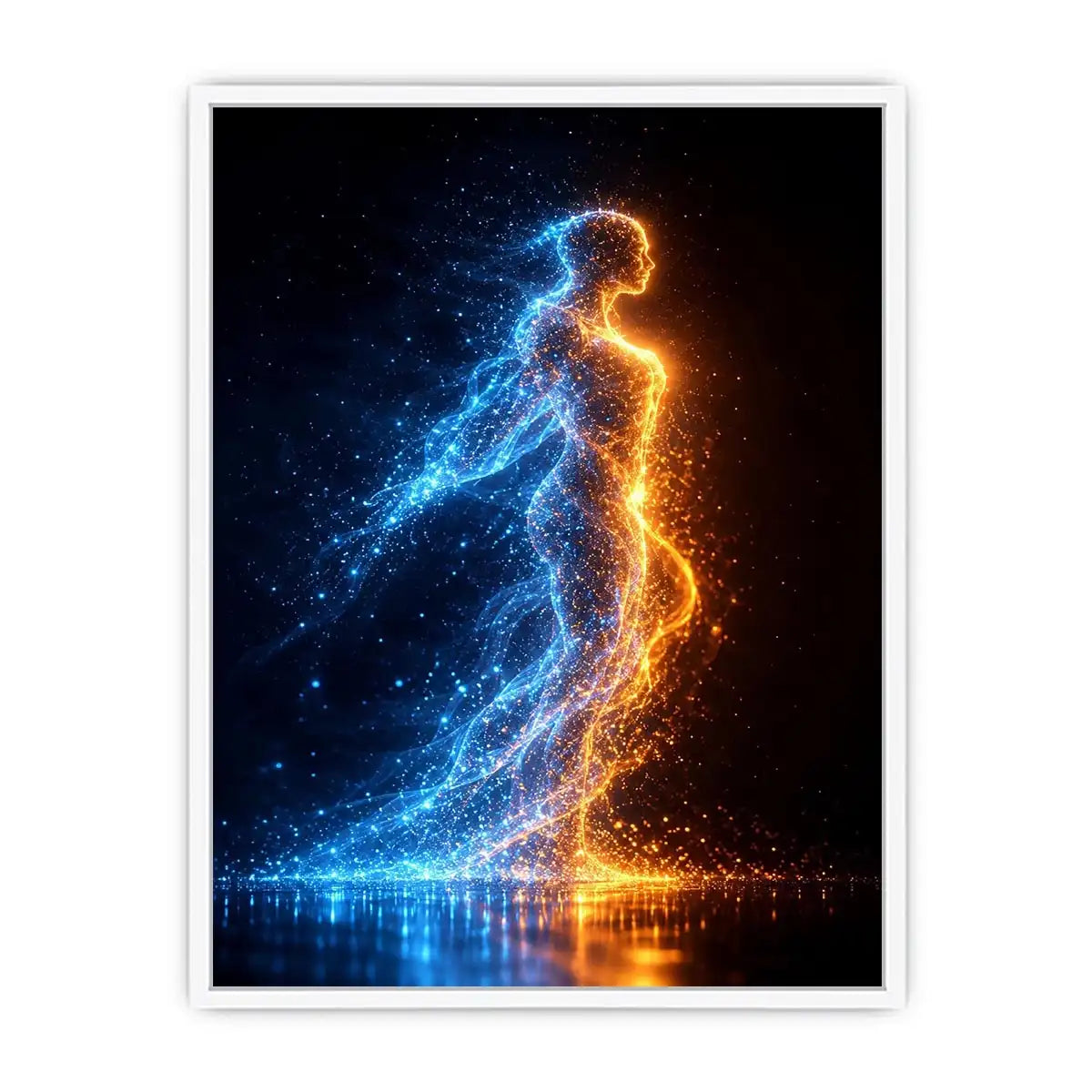   abstract figurative canvas art modern bedroom decor