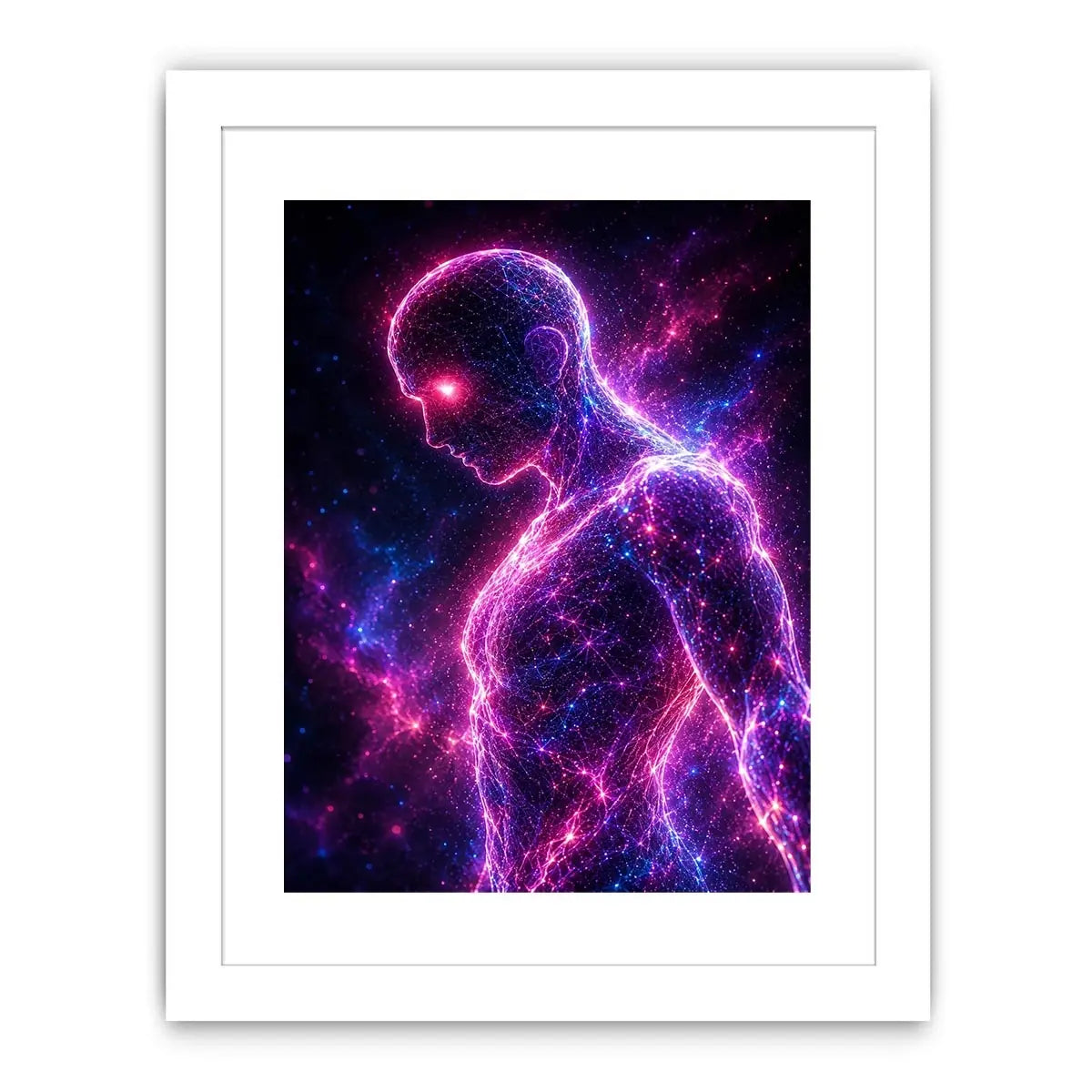   futuristic human canvas art modern office walls