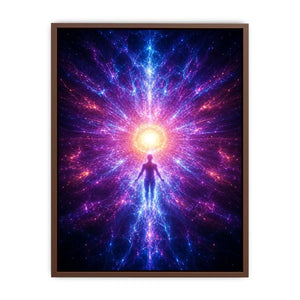   cosmic awakening canvas art meditation room decor