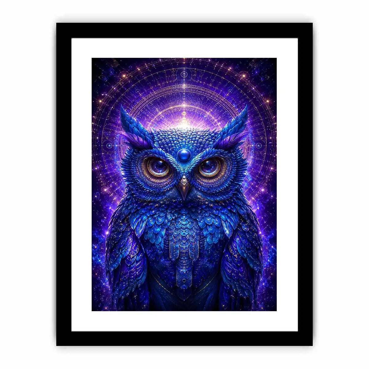   mystical owl canvas art modern luxury interiors