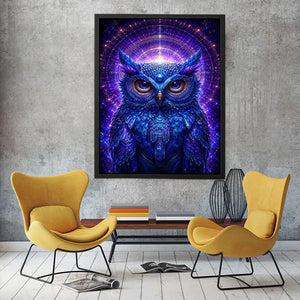   mystical owl canvas art modern luxury interiors