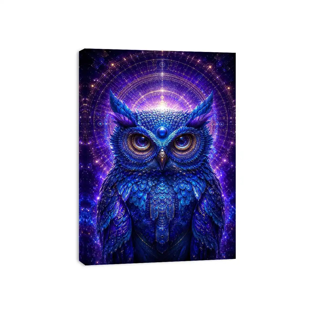  mystical owl canvas art modern luxury interiors