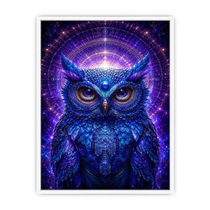   mystical owl canvas art modern luxury interiors