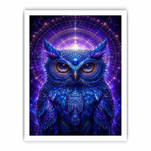   mystical owl canvas art modern luxury interiors
