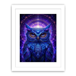   mystical owl canvas art modern luxury interiors