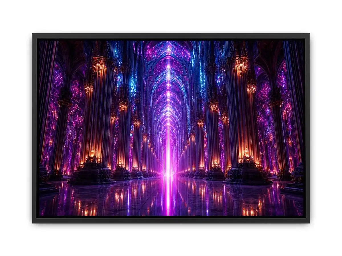   gothic cathedral canvas art luxury modern interiors