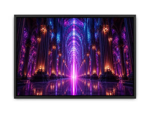   gothic cathedral canvas art luxury modern interiors