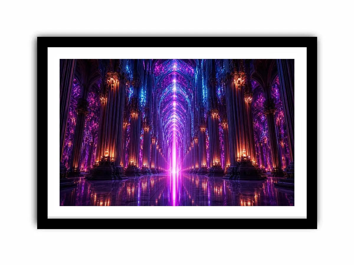   gothic cathedral canvas art luxury modern interiors