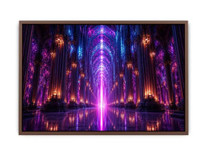   gothic cathedral canvas art luxury modern interiors