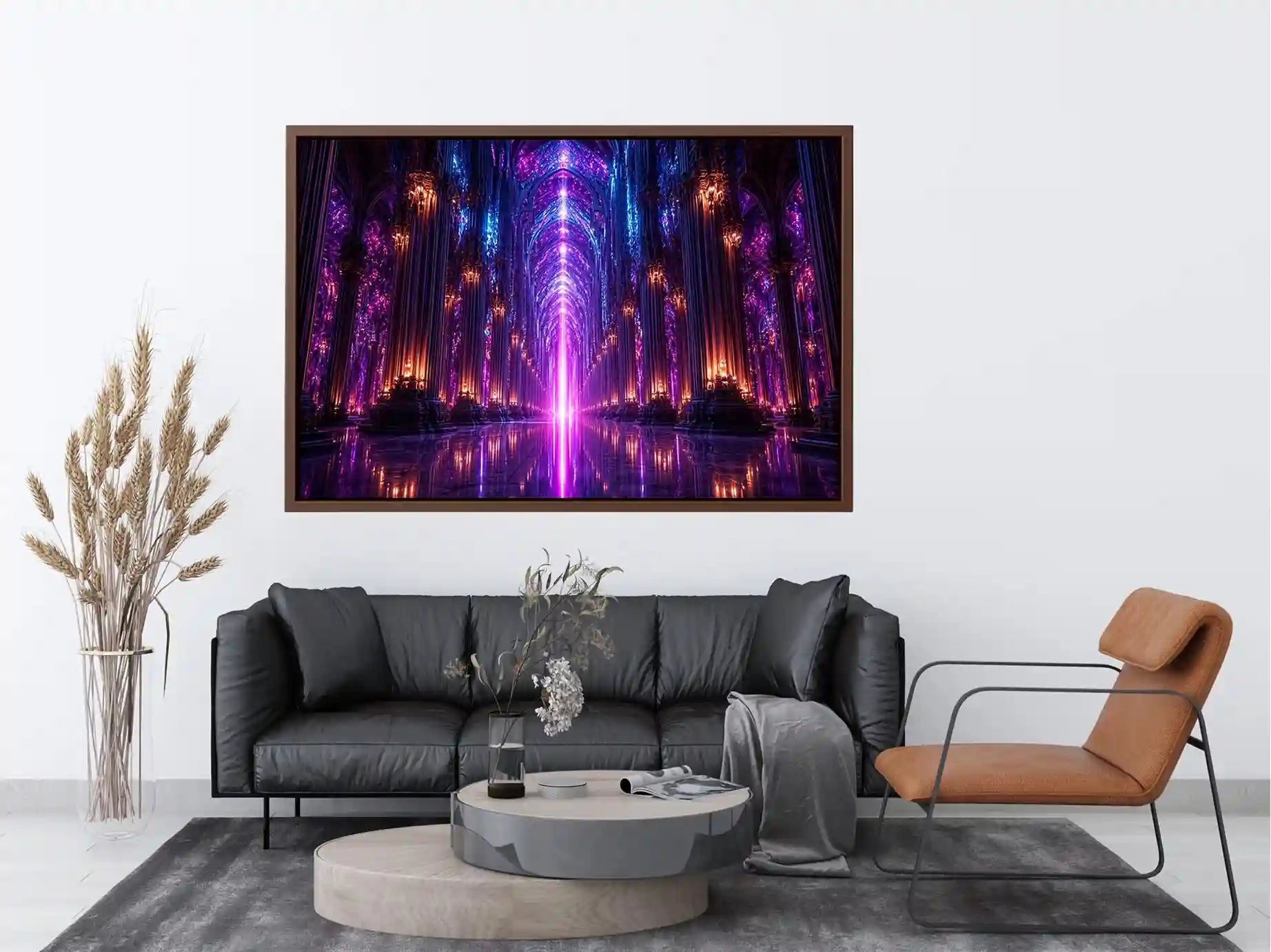  gothic cathedral canvas art luxury modern interiors
