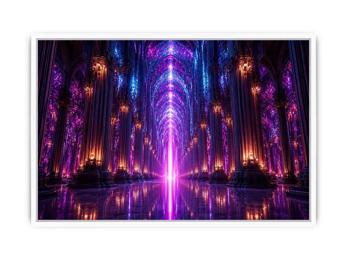   gothic cathedral canvas art luxury modern interiors