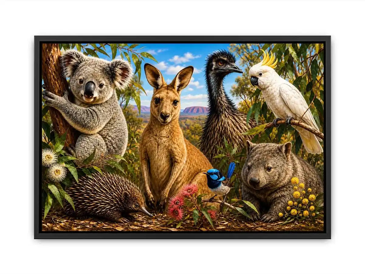   wild australia canvas art