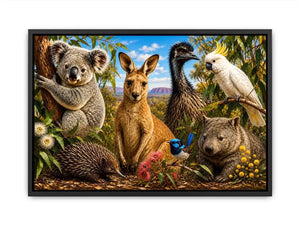   wild australia canvas art