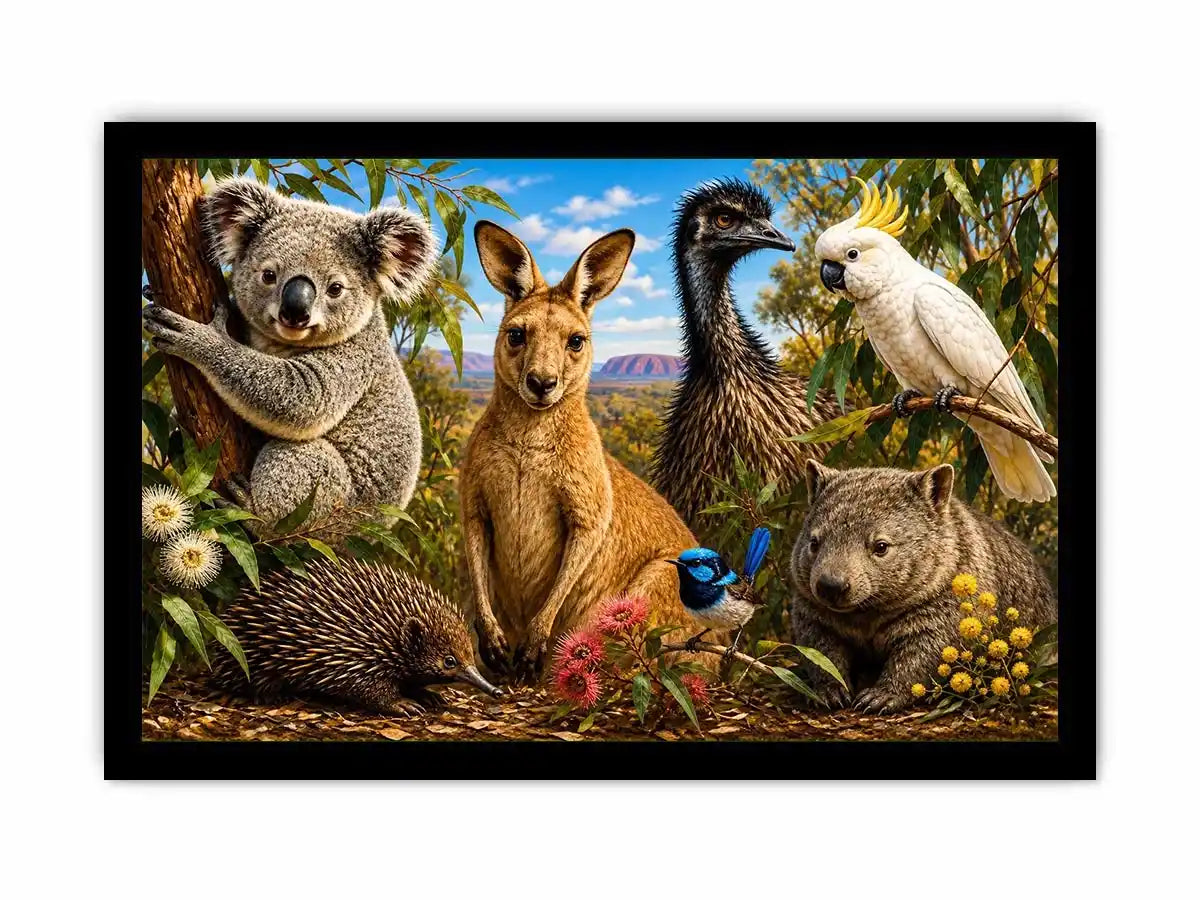   wild australia canvas art