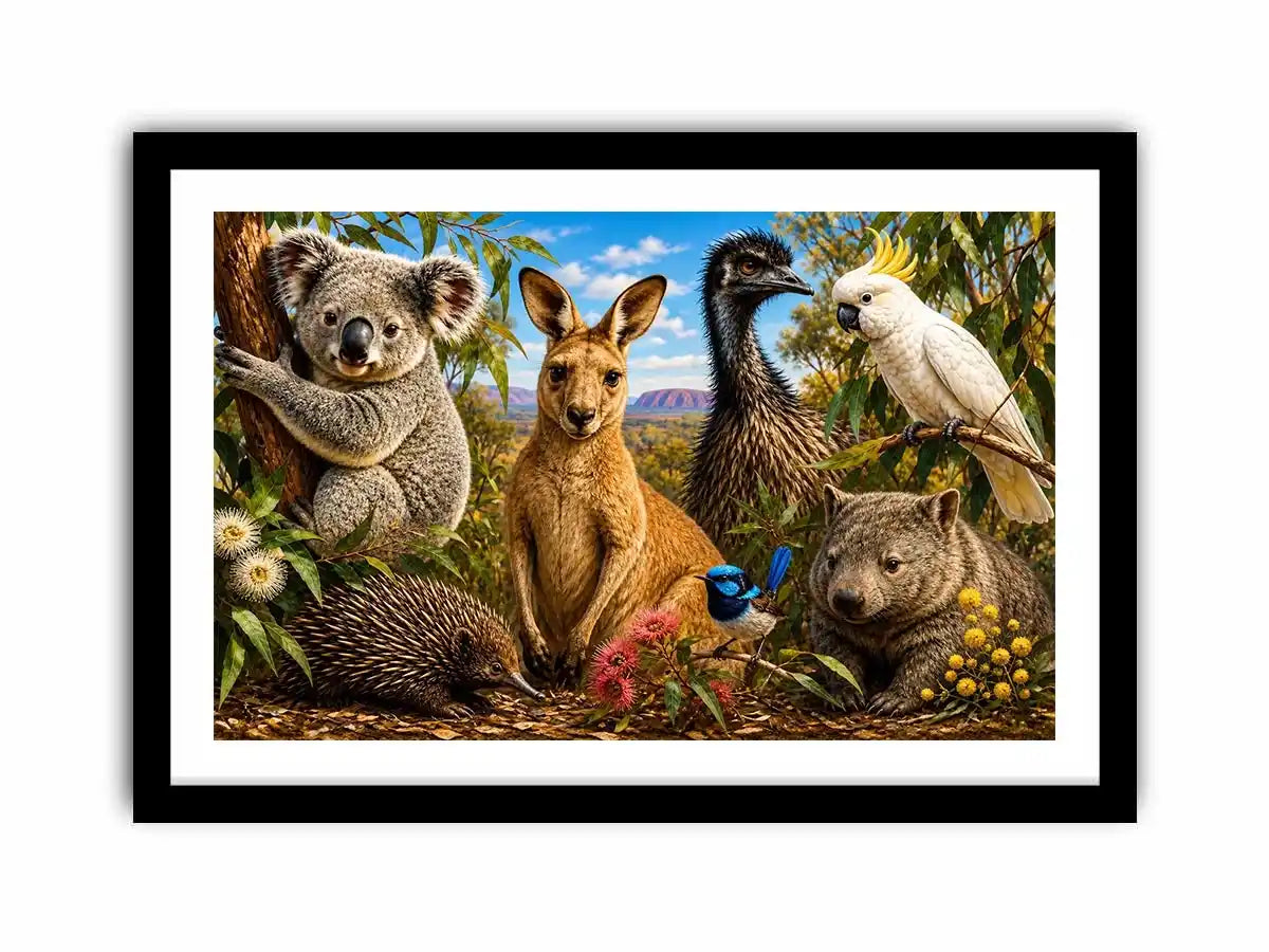   wild australia canvas art