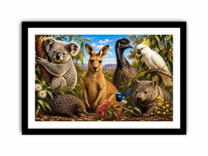   wild australia canvas art