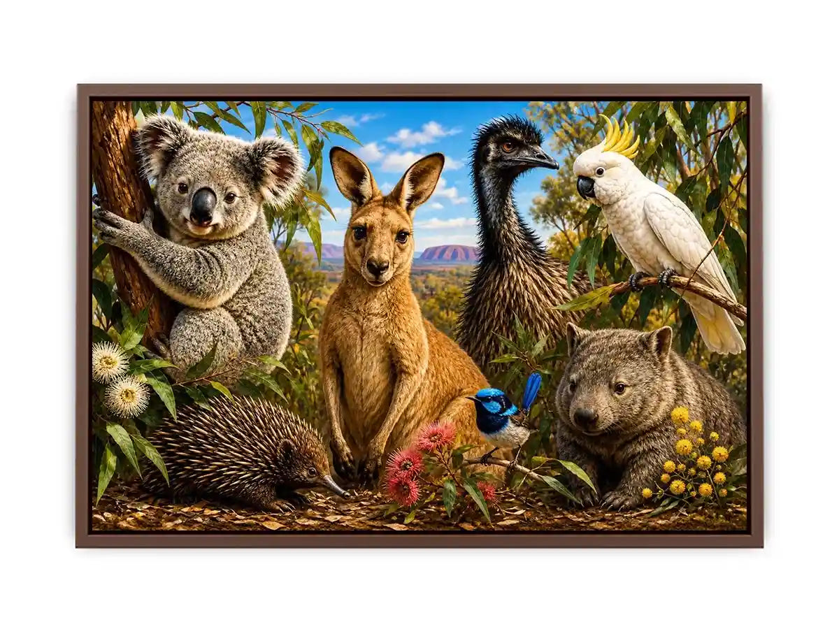   wild australia canvas art
