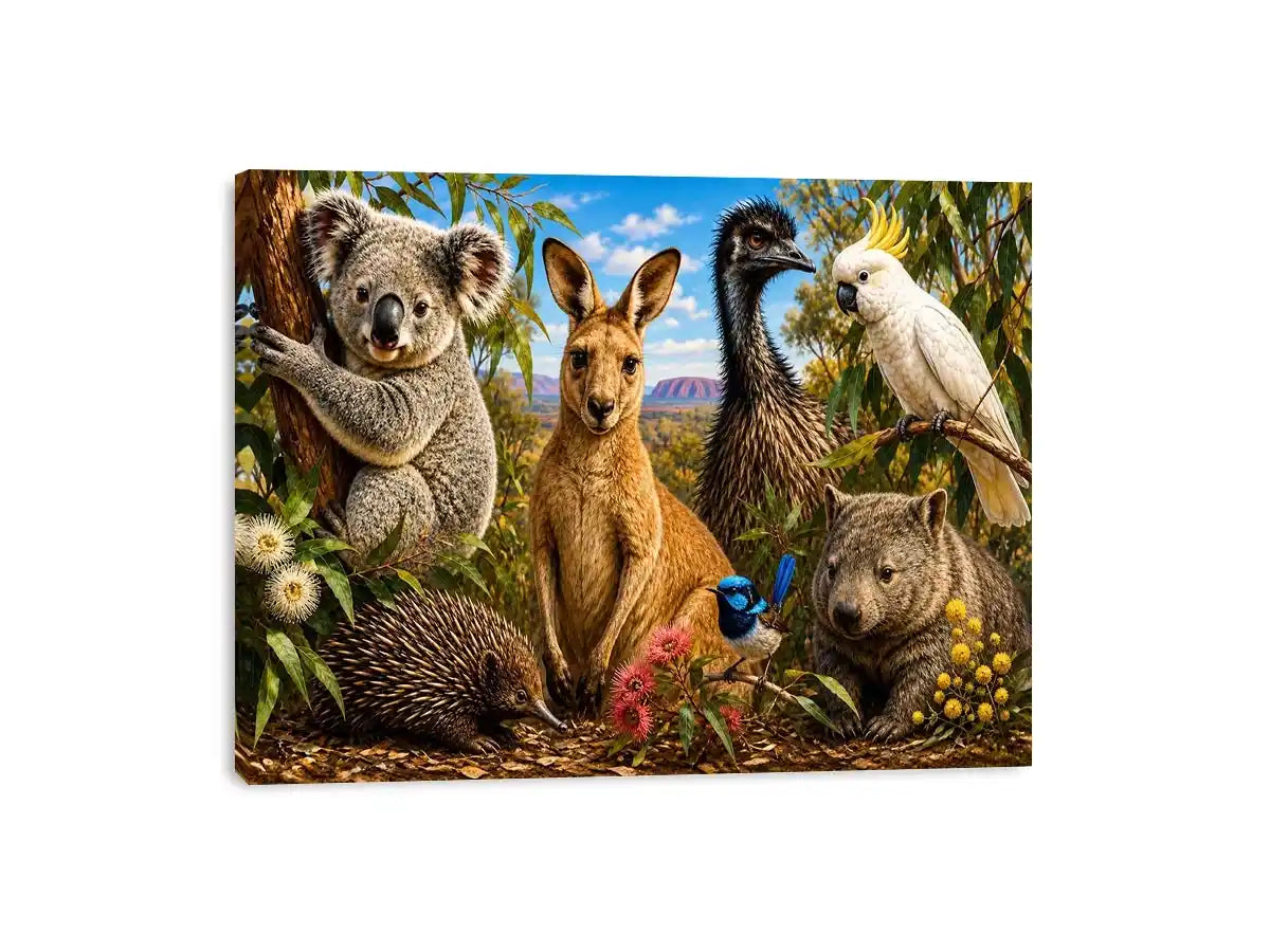   wild australia canvas art