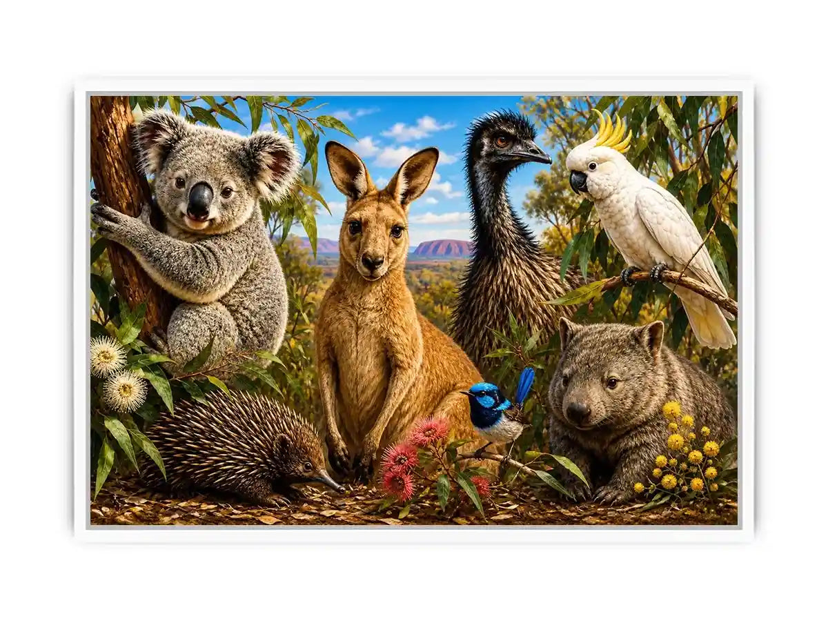   wild australia canvas art