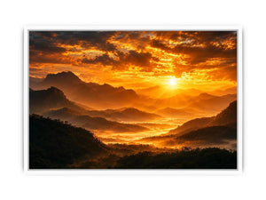   radiant peaks canvas art