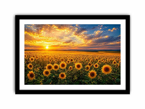   sunflower horizon canvas art
