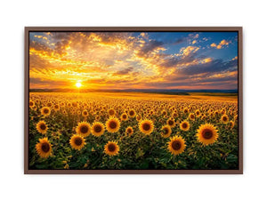   sunflower horizon canvas art