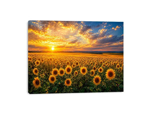   sunflower horizon canvas art